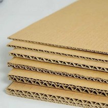 평골판지 두꺼운 5 6 공예 박스지 판 10매 8mm 용지 골판지 보드 미술, 03 5단 5mm 50x100cm (10장)