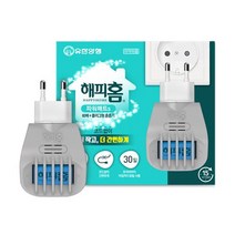 해피홈 파워매트 훈증기 플러그형 + 리필 30매 모기약, 1세트