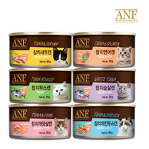 에이엔에프 고양이 간식캔, 참치새우, 48개