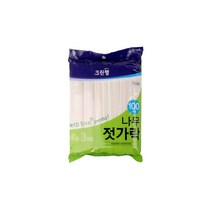 FXT816951업소용 대용량 일회용 나무젓가락 100개입x4개 도시락, 1, 1