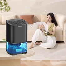 ELSECHO LED 무드등 미니 원룸 화장실 제습기, 스마트제습기(화이트)