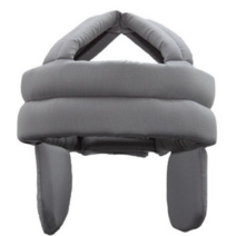 무술머리보호대 남성 중년 걷기 땀흡수 보호구 시어머니 순면 머리보호 떨어트림방지 노인모자 성인 매직, C06-라이트그레이