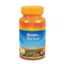Thompson 비오틴 800 mcg 90 타블렛