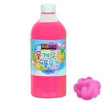 어린이집 유치원 어린이 오감발달 풍성한 임체형 거품 물감 리필 1000ml 낱색 형광분홍, won∑∑상품선택★♧der