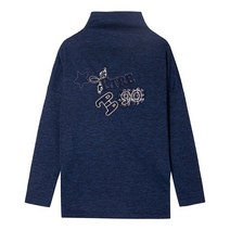 베스띠벨리 [여성정장 19년 신상품50%할인][무료배송] 골지니트 원단 쉬폰배색 투톤 가을겨울간절기 네이비컬러 블라우스 티셔츠 뱃살이 쏙커버 되요! 바지 스커트 정장에 완전 잘어울리는 라운드넥 니트 쉬폰블라우스 55 66 77 빅사이즈블라우스