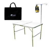 조아캠프 캠핑테이블 90 + 전용가방, 랜턴걸이형 2개