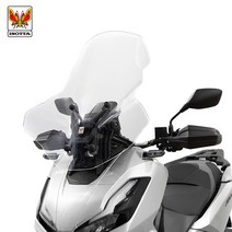 혼다 ADV350 이소타 590mm 튜닝 미들 윈드 스크린 투명 윈드쉴드 22-23년, 하이(740mm), 스크린+보조스크린