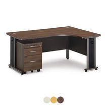 토파스 국산 TR A형 ㄱ자책상(멀티) 퍼즐책상 (서랍 별도구매), R형 상판 SM샤머니 W1800 D1200 H720