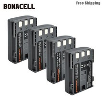 캐논카메라 호환 배터리 bonacell 1700mah nb 2l nb2l nb 2lh nb 2lh nb2lh 디지털 canon rebel, 4팩 배터리