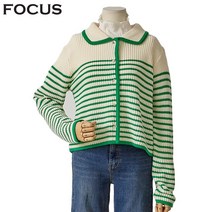포커스 배색포인트카라가디건 FBS3A7PKC0030