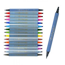 KFU403394ZIG 캘리그라피 트윈팁 TC-3100 낱색, WINE RED, 1색