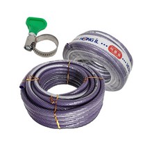 무독성 식품용 호스 15mm X 15M / 20M / 30M / 40M / 50M 꼬임방지 호스, 15X50M, 1개