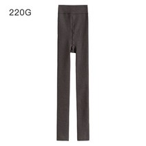 DUSHU-뉴 베이직 하이 스판덱스 레깅스 여성용 220G 블랙 그레이 단색 따뜻한 바지 2022 겨울 상품