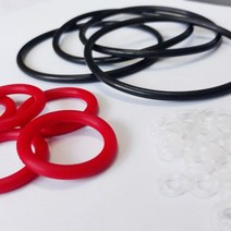 국산 고무오링 비규격 (두께 0.4mm 에서 1.4mm), NBR-검은색 (내경X두께0.5), (2.5mmX0.5mm) 17개, 1개