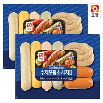 [퀴클리몰] 사조오양 수제 모듬 소시지 385g x 2개