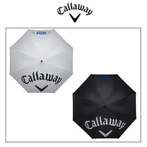 [한국캘러웨이골프] 2022 자동 싱글 캐노피 62인치 우산, 화이트