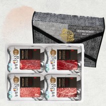 [농협안심 한우] 구이 정육 선물세트 4호 1.6kg 고기 소고기 선물 세트 명절 설 설날 시댁 고급 답례, (1++등급)꽃등심400g+불고기400g+불고기400g