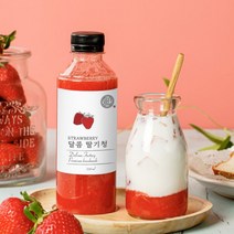 달콤공장 수제청 달콤딸기청, 블루베리, 350ml