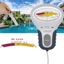 수질 분석 검사 테스트 지하수 감지기 PH 잔류 염소 시험기 h599, 단일사이즈, pc102 충전됨