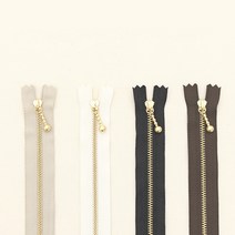 YKK 골드지퍼 40종 모음 다양한 사이즈(10~50cm)&색상 기획, 6) 40cm_마룬, 01. YKK 골드지퍼