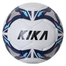 키카 축구공 컨트롤 피어스볼 화이트블루 4호, 사이즈:4호