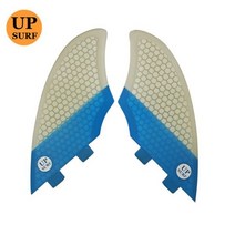 더블 탭 핀 용골 타 킬 핀 서핑 수상 스포츠 액세서리 업 서프, white blue