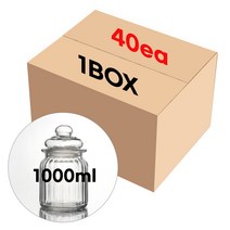 캔들 용기 일자단지자 1000ml/40개(1BOX)도매