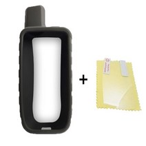 Garmin GPSMAP 66 66s 669s 66sc 66st GPS 컴퓨터 네비게이터 실리콘 케이스 필름 커버 66ST 용 일반 및 화면 보호기, [02] Black