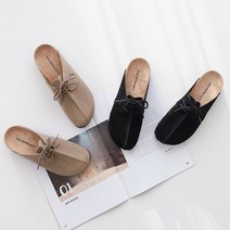 (남여커플) 프리티슈 국내제작 발편한 버캔 스웨이드 블로퍼 캐쥬얼 커플 슬리퍼 (3cm)