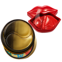 20pcs 체리 하이 드레이팅 세럼 립 마스크 콜라겐 패치 안티 건조 모이스춰 라이징 스킨 케어, 06 Golden seaweed