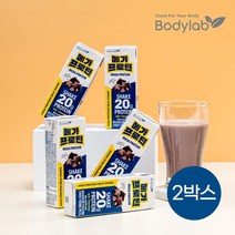 바디랩 고단백쉐이크 메가프로틴 초코 250ml x 12팩 2박스, 없음