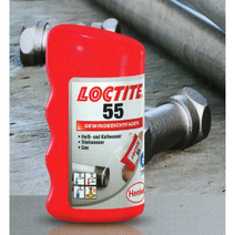 [NEW]록타이트 55 파이프 실링 배관밀봉제 160M 가스 상/하수 기타 배관설비 설치 LOCTITE 55 배관실 나사실, 1개