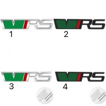 양꼬치기계 구이 가정용 캠핑 3D 금속 VRS 엠블럼 배지 자동차 스티커 프론트 후드 그릴 다 옥타비아 카미큐 코디큐 Karoq RS 수퍼브 파비아 래피드 페이버킷, 씨, 삼