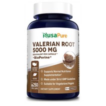 NusaPure 발레리안루트 길초근 캡슐 5000mg 250정