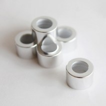 캔들씨 유광 디퓨저 유리용기실버캡 (속캡포함) 디퓨저캡 디퓨저뚜껑 마개, 10개