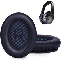 QC35 QC25 QC15 AE2 헤드폰 메모리 폼 패드 이어 커버 수리 교체 이어 패드 이어 패드 쿠션 커버, 전용 이어패드(1쌍)+ 이어솜(1쌍), 보스QC헤드폰 전용 이어패드 풀세트