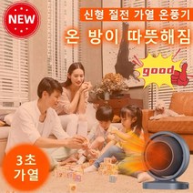 난방기절전온풍기가정용탁상전기히터, 유럽 규정 220V, 회색