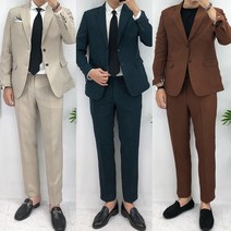 베로핏 남자 7컬러 봄 여름 가을 스트라이프 린넨 수트