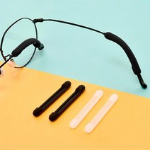 디엠몰 6쌍 큰안경 작은안경 통증방지 안경 다리 선글라스 끝 고정 실리콘 캡 흘러내림방지 안경팁, 3쌍+3쌍, 투명