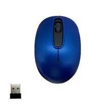무선 무소음 게이밍 버티컬 마우스 2.4Ghz 미니 컴퓨터 Q1 홈 오피스 데스크탑 노트북, 파란