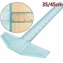 조립식 T자 플라스틱 수평자 수직자, 45cm