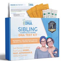 My Forever DNA - 형제 자매 테스트 키트 모든 실험실 수수료 및 배송 포함 최대 46개의 (유전) 마커 완료 정확하고 기밀