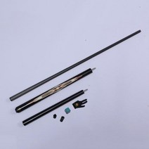 카본큐대 블랙 테크놀로지 퍼치 amp 점프 큐 카본 파이버 샤프트 유리섬유 버트 129mm 브라운 베이클라이트 팁 브레이크, 01 C2
