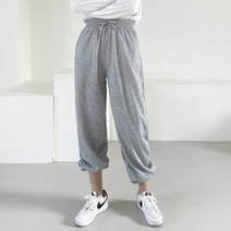 쏘옷 여성용 데일리 쭈리 밴딩 조거 팬츠