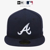 뉴에라 5950 MLB MLB 어센틱 애틀랜타 브레이브스 RD(어웨이) 70361058, 없음