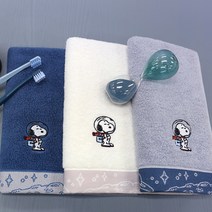 송월타월 스누피 스페이스 호텔수건 10매세트, 상세페이지 참조2, 아이보리
