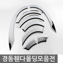 자동차 드레스업 NF소나타 휀다몰딩 8pcs 차량용 익스테리어용품