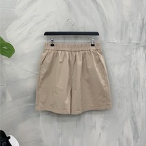 [행복여] 데이 양 포켓 스판 허리 밴딩 반바지