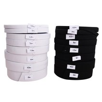 아유디 폴리 고무줄 허리고무밴드 1롤 40M 1마 옷수선 고무줄, 화이트1.5cm(2마)