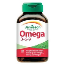 Jamieson 오메가 3-6-9 아마씨 오일 보라지 생선 보충제 진주 80개, 1개